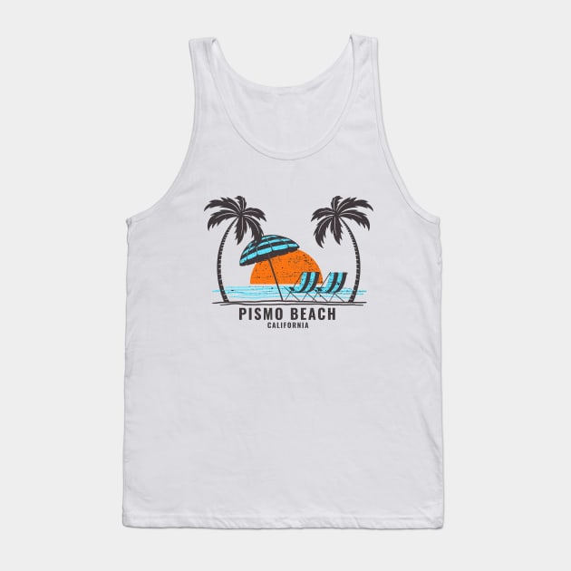 Pismo State Beach California Tank Top by Eureka Shirts